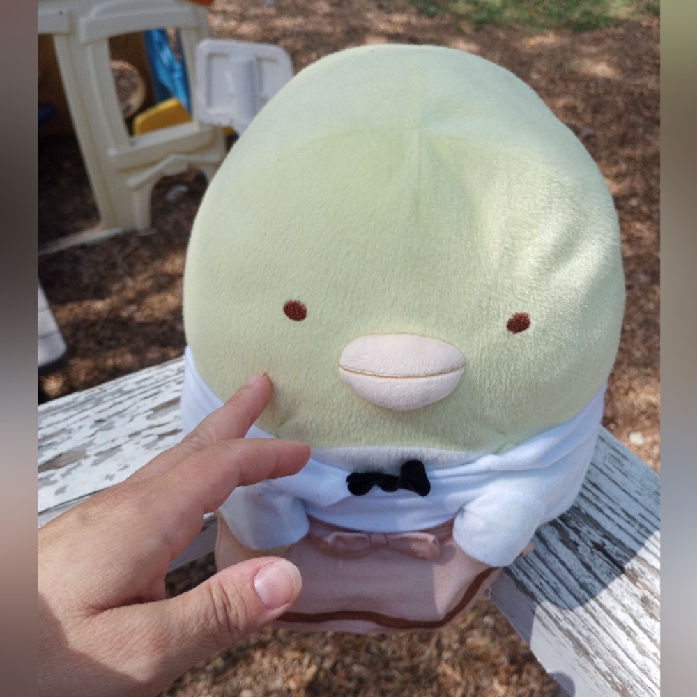 San-X Sumikko Gurashi Penguin Barista Cafe Waiter Plush Stuffed Animal